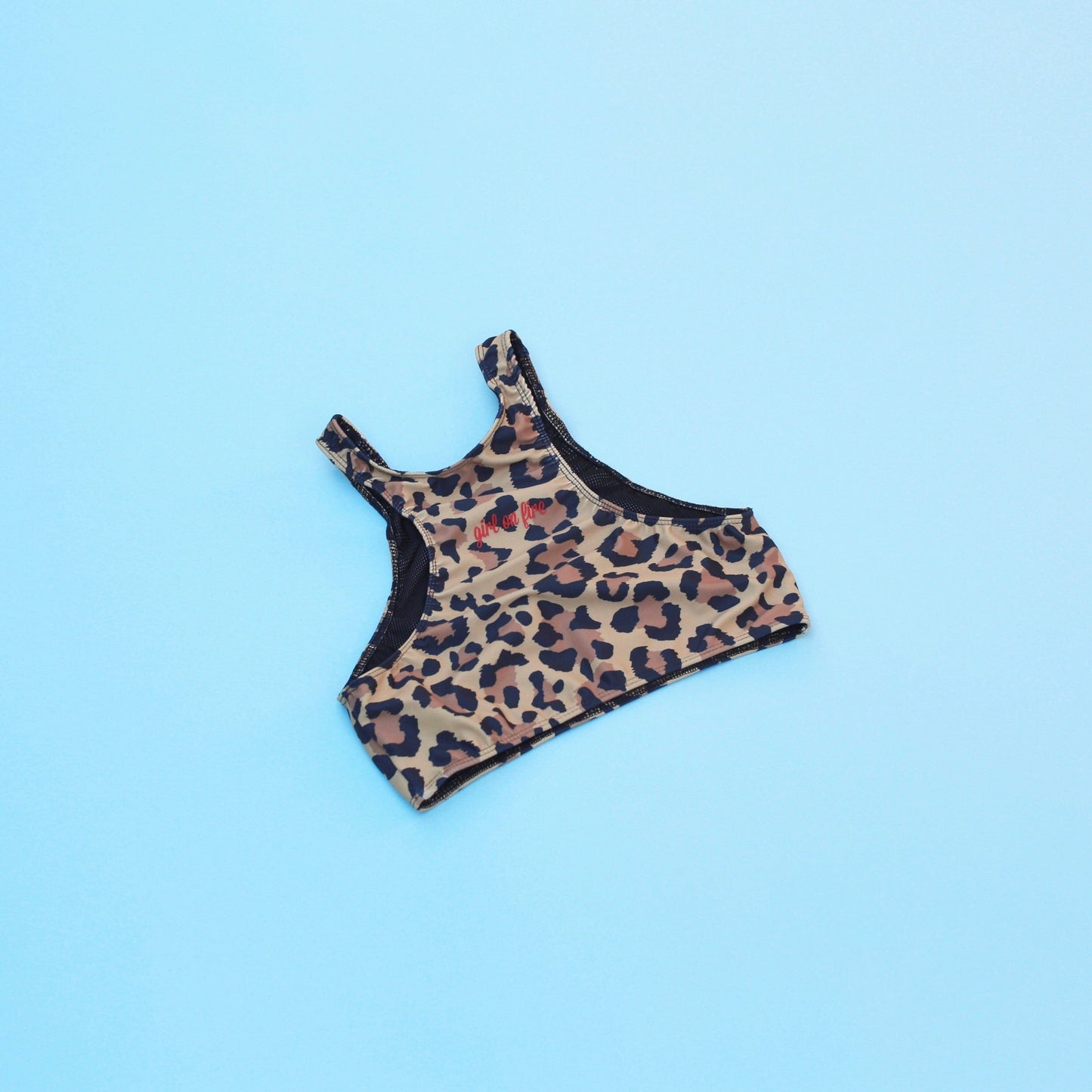 Emmie Sport Bra Meow by Girl On Fire Artwear