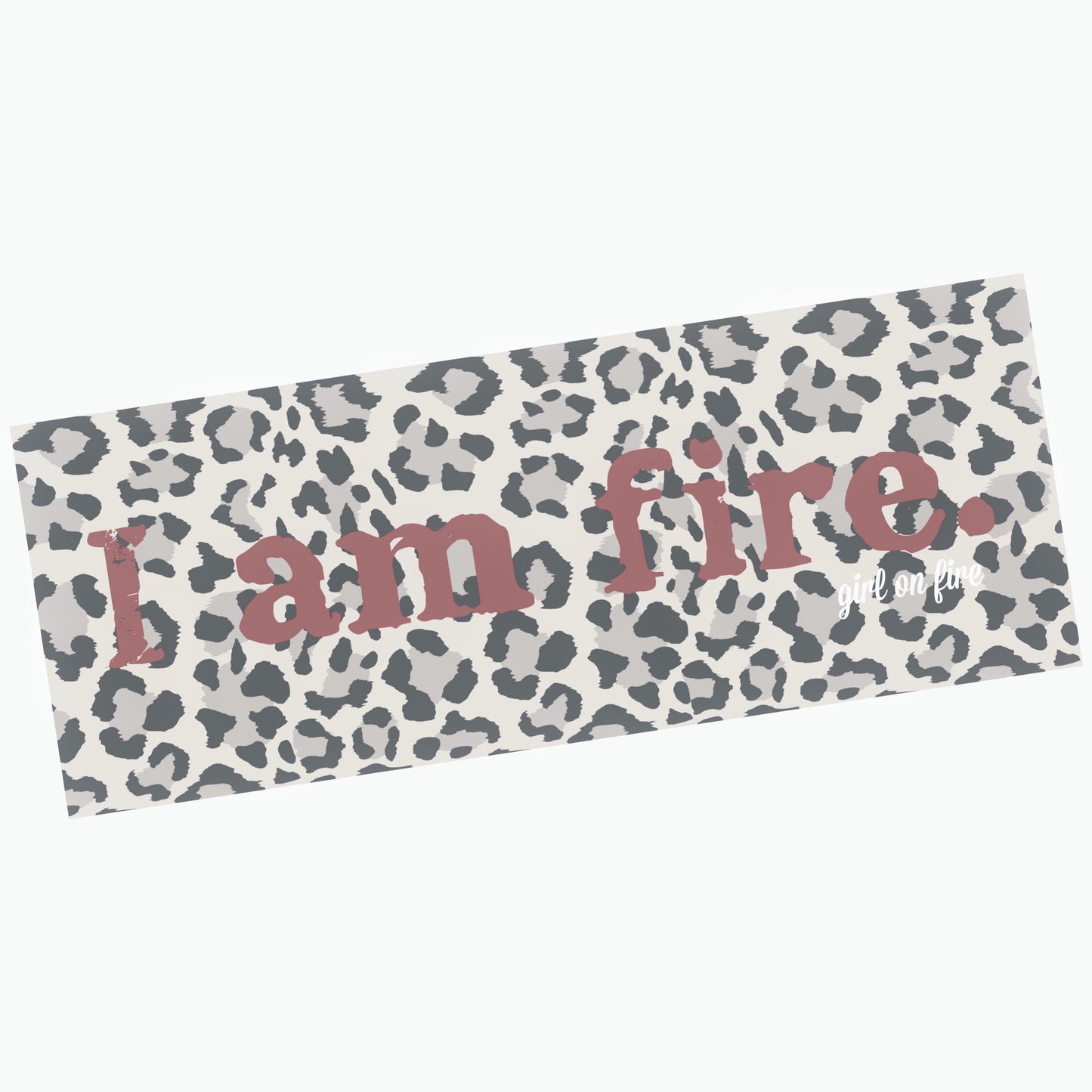 Girl On Fire I am fire travel eco towel