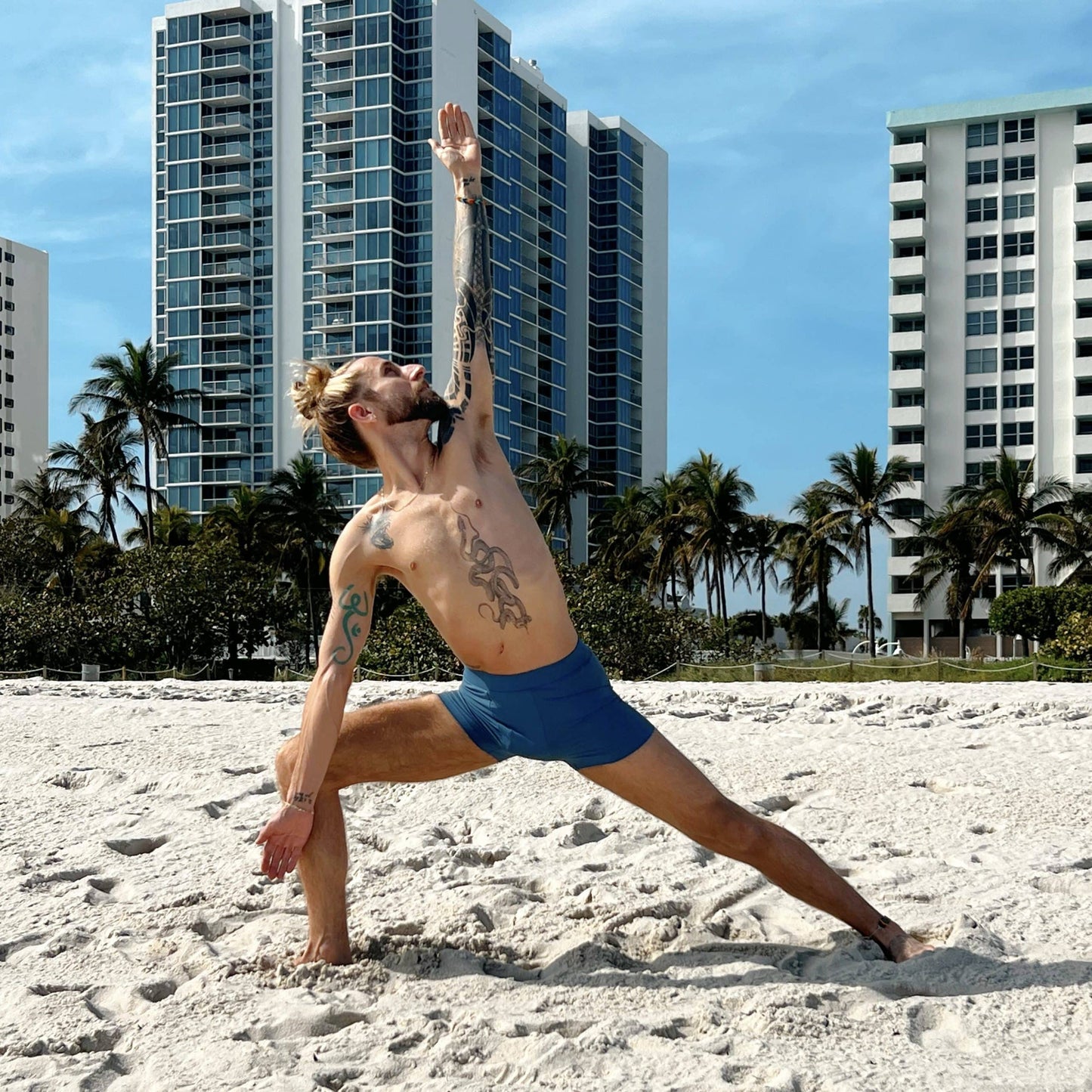Guy On Fire Artwear Hot Yoga Jonah Men/Unisex Short (wholesale price)