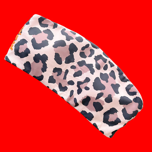 Didi Bandeau in Pink Meow by Girl On Fire Artwear made for hot yoga