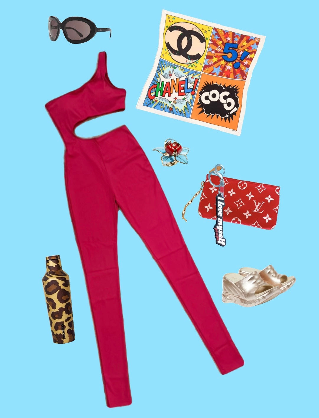 Katrina Cutout Yoga Pilates Catsuit (wholesale price)