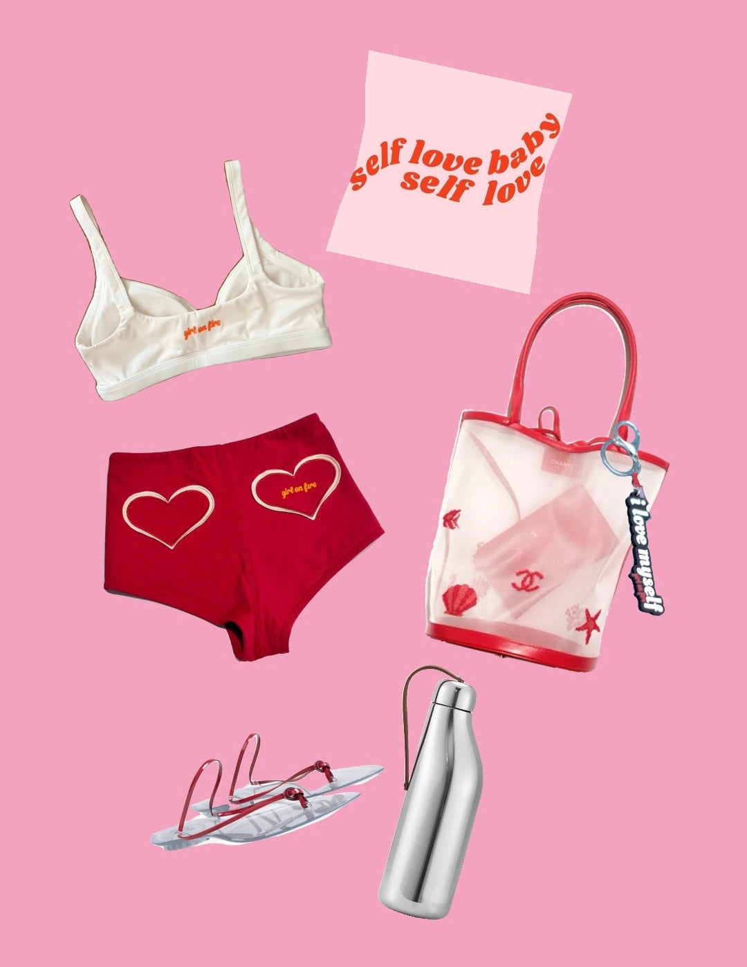 Hearts on Fire Swimwear Set (wholesale price)