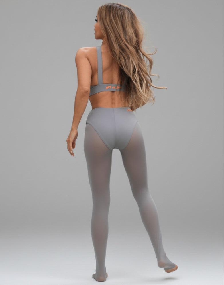 Angelica Jansen wearing Kiki Mesh Legging by GOF