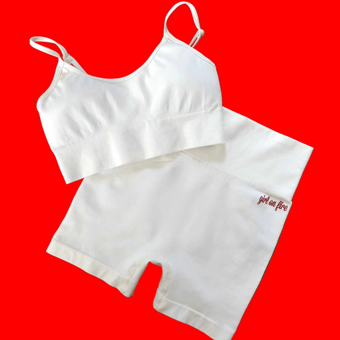 Yoga Gym Short Set by Girl On Fire Artwear