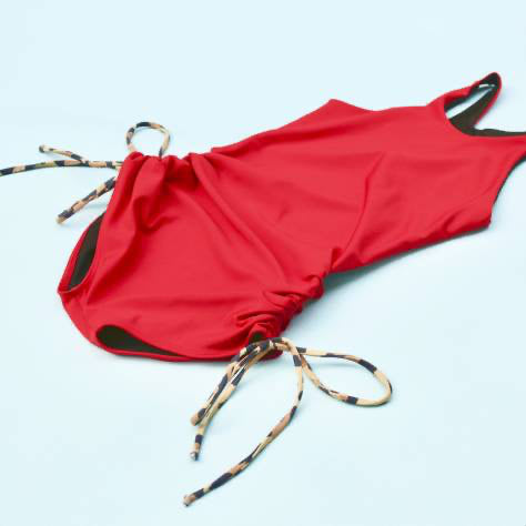Girl On Fire Artwear The Jane Bodysuit in Red/Love 